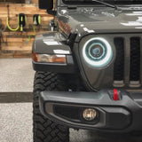 ORACLE Lighting Oculus™ Switchback Bi-LED Projector Headlights for Jeep Wrangler JL/ Gladiator JT