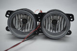 2007-09 Jeep Wrangler/2005-07 Magnum Fog Lights - ORACLE Green Plasma Halos