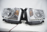 2014-17 Toyota Tundra Headlights - ORACLE White LED Halos + LED Strip Pre-Installed