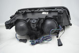 1998-2001 BMW 3 Series Headlights with ORACLE RGB ColorSHIFT Halo Kit + Remote