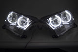 2011-2013 Dodge Durango SUV Headlights w/ ORACLE White LED SMD Halo Kit