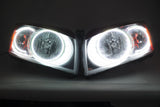 2007-2011 Dodge Caliber Headlights w/ ORACLE RGB ColorSHIFT LED Halos + Remote