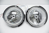 2007-16 Jeep Wrangler Headlights w/ ORACLE ColorSHIFT RGB Halo Kit + Remote