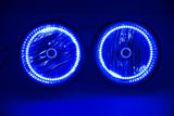 2007-16 Jeep Wrangler Headlights w/ ORACLE ColorSHIFT RGB Halo Kit + Remote