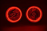 2007-16 Jeep Wrangler Headlights w/ ORACLE ColorSHIFT RGB Halo Kit + Remote
