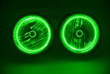 2007-16 Jeep Wrangler Headlights w/ ORACLE ColorSHIFT RGB Halo Kit + Remote