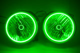 2007-16 Jeep Wrangler Headlights - ORACLE ColorSHIFT RGB Halo Kit + 1.0 Remote