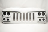 ORACLE Vector Grill BRIGHT WHITE PW7 - 2007-17 Jeep Wrangler w/ LED Headlights, Hi Beams, DRLs