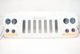ORACLE Vector Grill BRIGHT WHITE PW7 - 2007-17 Jeep Wrangler w/ LED Headlights, Hi Beams, DRLs