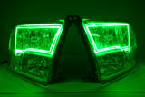 2009-2018 Dodge Ram 1500 Headlights - ORACLE Green LED Halo Kit Pre-Installed