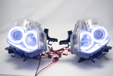 2010-2012 Nissan Altima Headlights - ORACLE WHITE LED Halo Kit