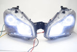 2009-2014 Nissan Maxima Headlights - ORACLE WHITE LED Halo Kit + Tinted Lenses