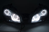 2009-2014 Nissan Maxima Headlights - ORACLE WHITE LED Halo Kit + Tinted Lenses