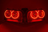 2006-2010 Dodge Charger Headlights - ORACLE Red LED Halo Kit Pre-Installed