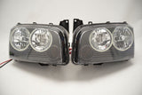 2006-2010 Dodge Charger Headlights - ORACLE White LED Halo Kit Pre-Installed