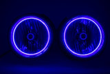 2007-16 Jeep Wrangler JK Headlights - ORACLE Purple/UV SMD Halos Pre-Installed