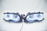 1998-2001 BMW 3 Series HID Headlights - ORACLE RGB ColorSHIFT Halos with 2.0 RGB Controller