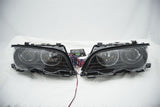 1998-2001 BMW 3 Series HID Headlights - ORACLE RGB ColorSHIFT Halos with 2.0 RGB Controller
