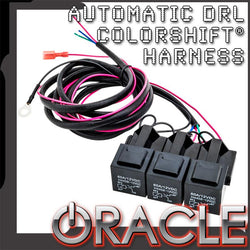 Automatic DRL colorshift harness with ORACLE Lighting logo