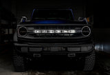 Ford Bronco with illuminated letter badges installed