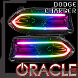 Dodge charger DRL upgrade with ORACLE Lighting logo