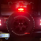 Close-up of jeep with third brake light installed