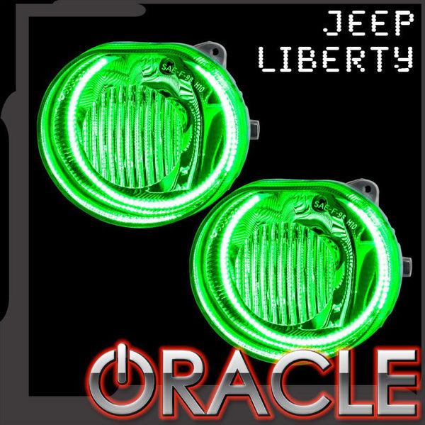 ORACLE Lighting 2002-2004 Jeep Liberty LED Fog Light Halo Kit