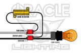 Diagram with load resistor and turn signal labelled