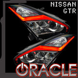 Nissan GTR colorshift RGBW DRL upgrade kit with ORACLE Lighting logo