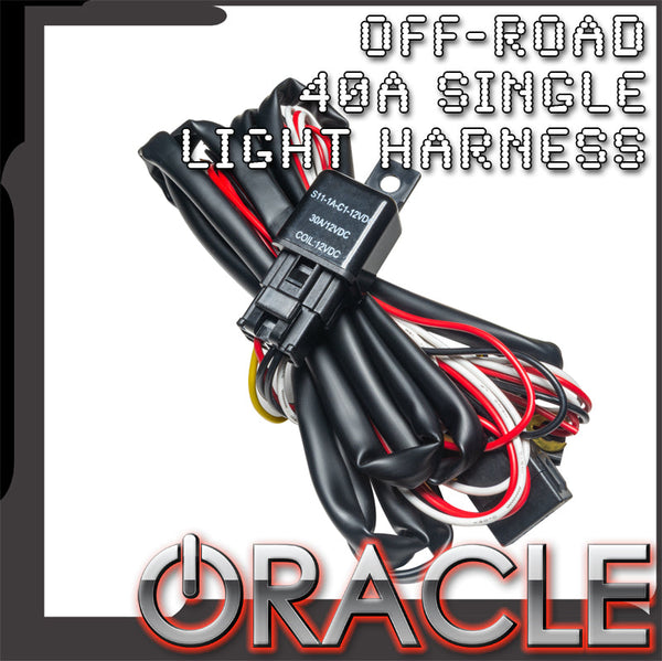 ORACLE Off-Road 40A Single Light Harness - Heavy Duty