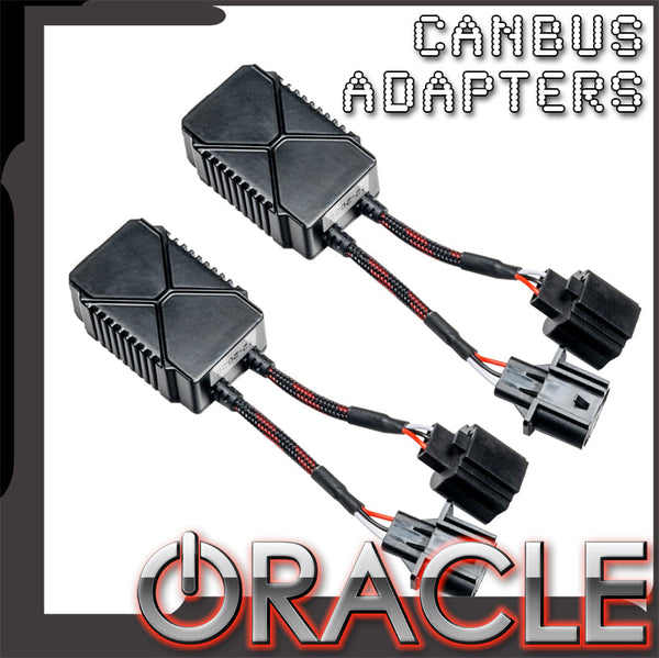 Canbus adapters with ORACLE Lighting logo