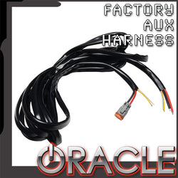 Factory AUX harness with ORACLE Lighting logo