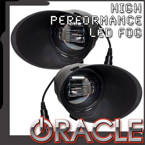 ORACLE Lighting 2007-2013 Toyota Tundra High Powered LED Fog (Pair) w/Metal Bumper