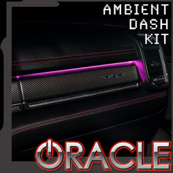 RAM interior ambient dash kit with ORACLE Lighting logo