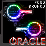 Ford Bronco colorshift headlight halo and DRL kit with ORACLE Lighting logo