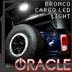 Ford bronco LED cargo light with ORACLE Lighting logo