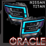 Nissan titan colorshift DRL upgrade kit with ORACLE Lighting logo