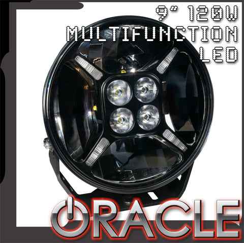 Multifunction LED spotlight with ORACLE Lighting logo