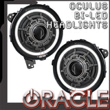 Oculus heated lens headlights with ORACLE Lighting logo