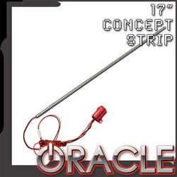 ORACLE 17" Waterproof Red “Concept” LED Strip - Single
