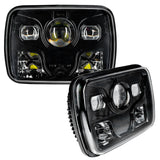 ORACLE 7"x6" 42W Replacement LED Headlight - Black (Pair)