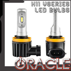 H11 Vseries LED bulbs with ORACLE Lighting logo