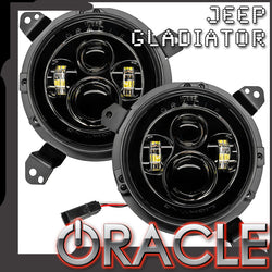 ORACLE Lighting Jeep Gladiator 7" High Powered LED Headlights (Pair)