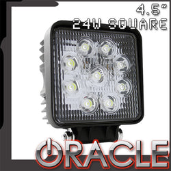 ORACLE Off-Road 4.5" 24W LED Square Flood - CLEARANCE