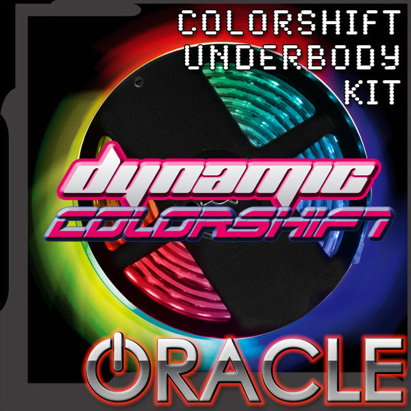 Dynamic ColorSHIFT LED underbody kit with ORACLE Lighting logo