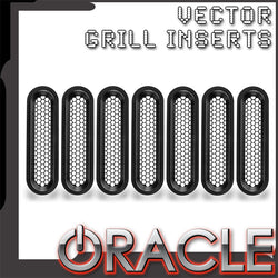 Vector grill inserts with ORACLE Lighting logo