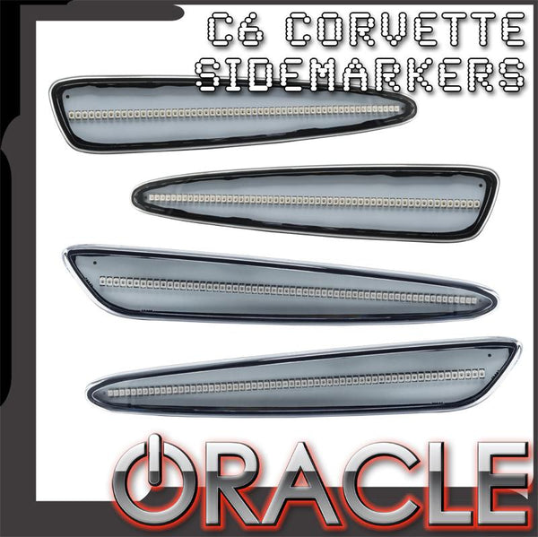 C6 corvette sidemarkers with ORACLE Lighting logo