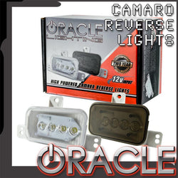 Camaro reverse lights with ORACLE Lighting logo