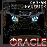 ORACLE Lighting 2017-2023 Can-Am Maverick X3 Dynamic ColorSHIFT RGB+W Headlight Halo Kit