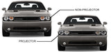 ORACLE Lighting 2008-2014 Dodge Challenger LED Headlight Halo Kit - Standard Mount